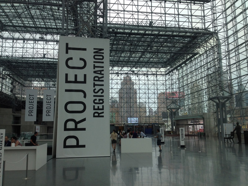 Hall of the Project New York trade fair