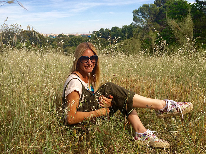 Ainhoa Arbizu enjoying the spring with NWE